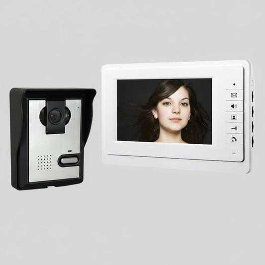 Sonnette visuelle filaire 7 pouces sonnette vidéo