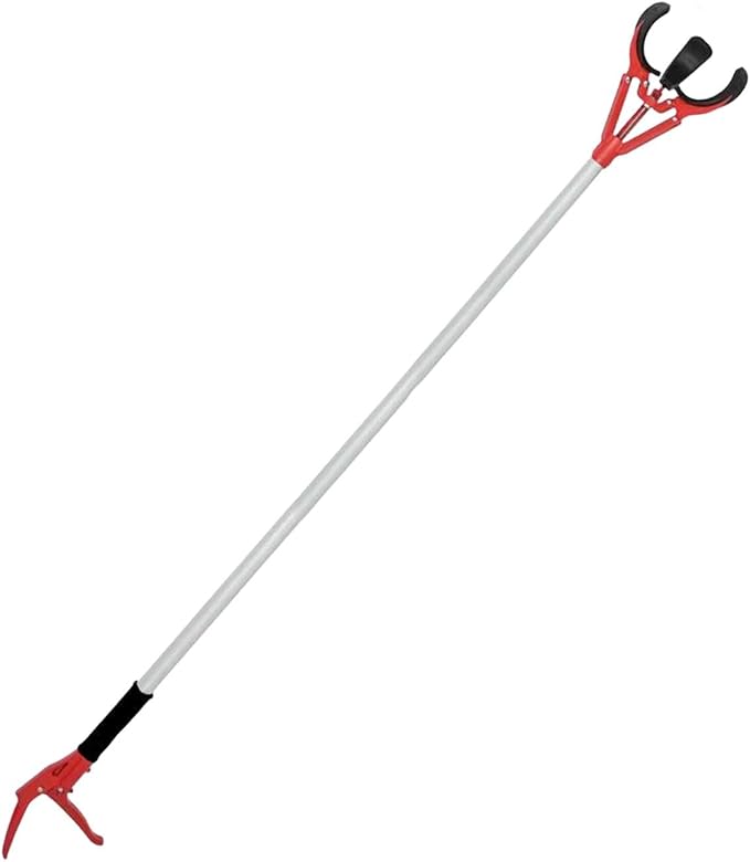 Récoltez facilement vos citrons avec cet outil de cueillette multifonction doté d'un embout en caoutchouc. Idéal pour le jardin et le verger.