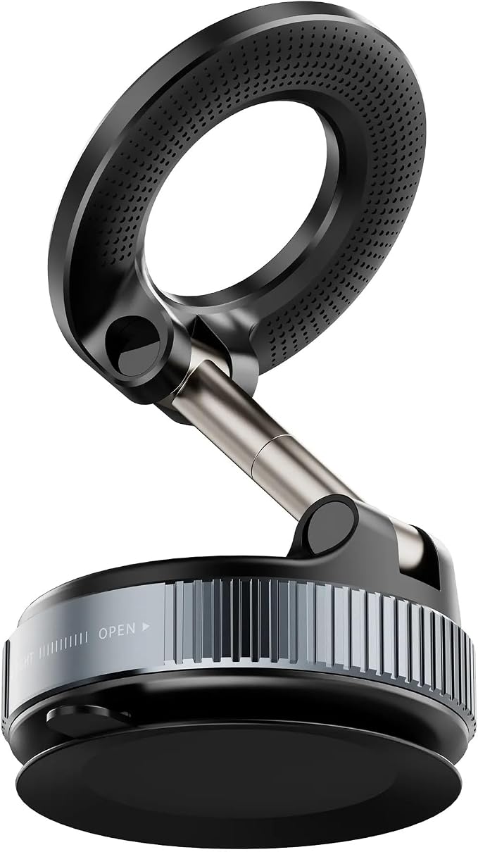Découvrez le support téléphone voiture K007 X68 noir avec ventouse, fixation magnétique et rotation à 360°. Un accessoire pratique pour votre smartphone.