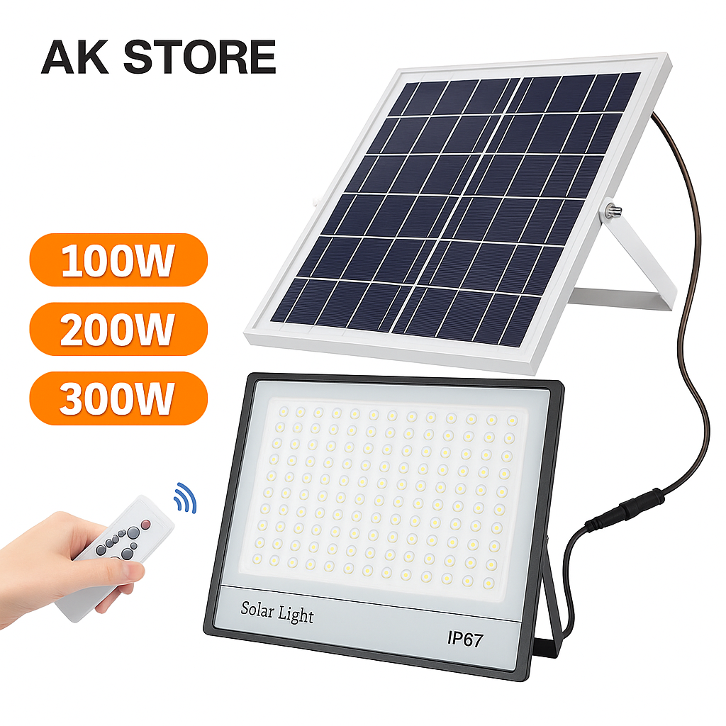 كشاف شمسي AK STORE - النظام الكامل