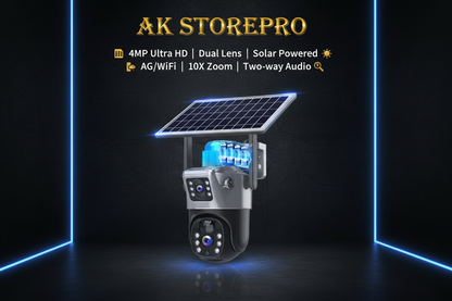 AK STOREPRO - Solar Security Camera Ad