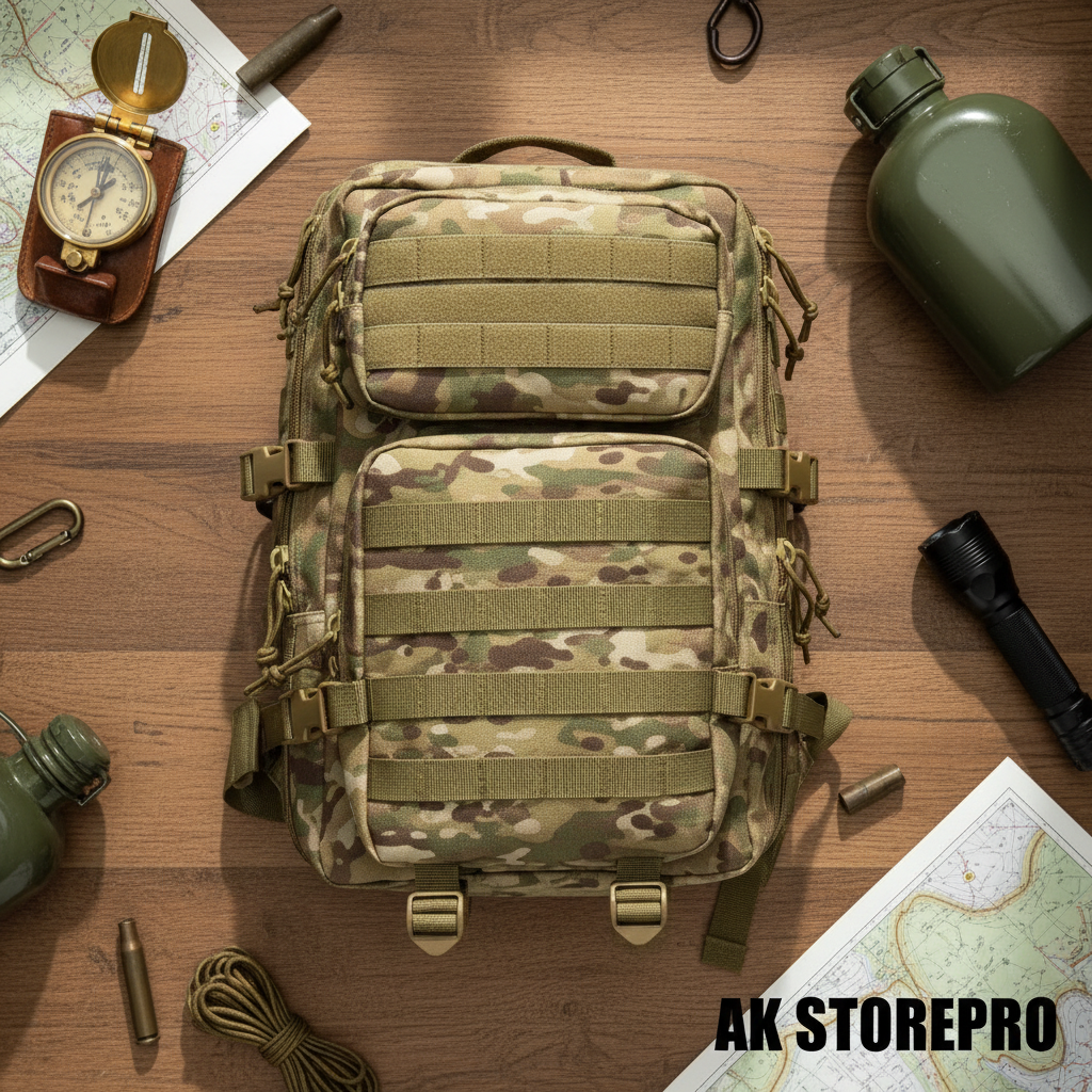 Backpack Flat Lay