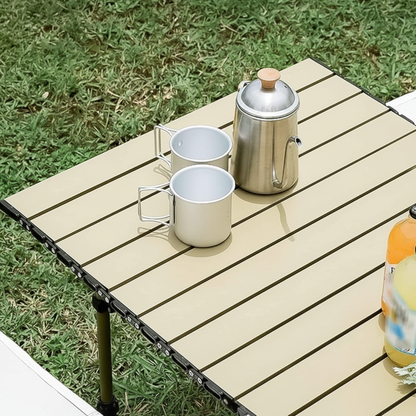 Camping Table Close-up