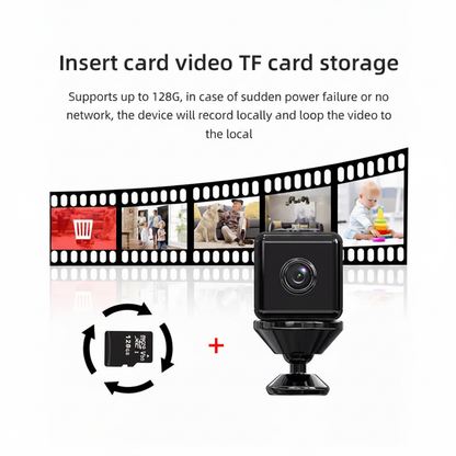 Mini caméra portable WiFi 1080P HD X9 avec vision nocturne
