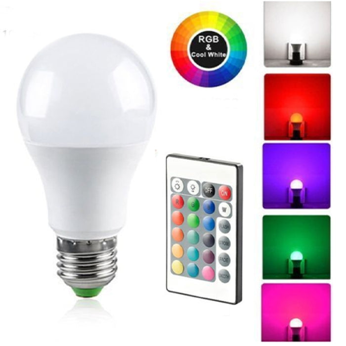 Lampe LED RGB 15W à 16 Couleurs avec Télécommande – Éclairage Décoratif