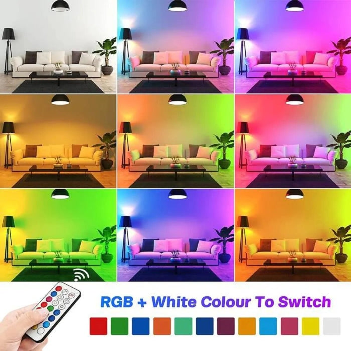 Lampe LED RGB 15W à 16 Couleurs avec Télécommande – Éclairage Décoratif