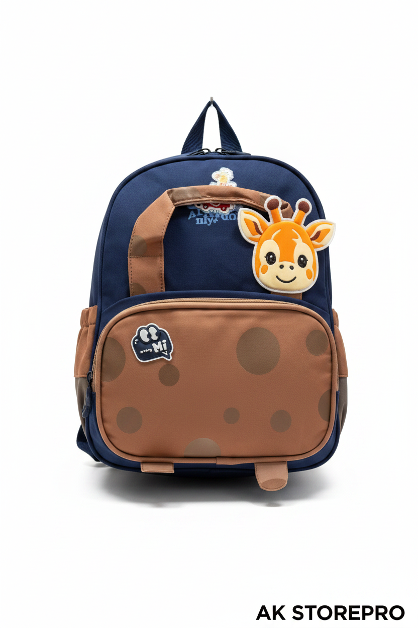 Navy Blue Giraffe Backpack - AK STOREPRO