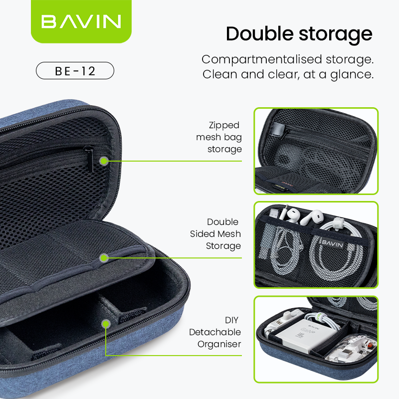 BAVIN BE12 – Trousse rigide de rangement pour accessoires