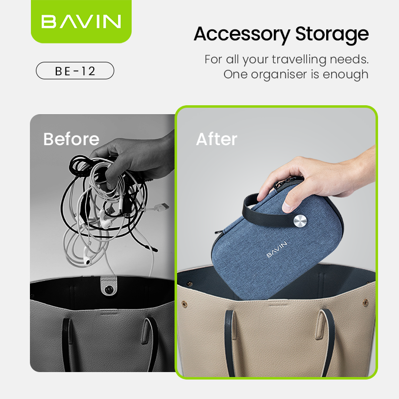 BAVIN BE12 – Trousse rigide de rangement pour accessoires