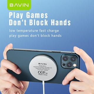 BAVIN CB215 – Chargeur magnétique sans fil Qi 15W