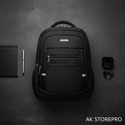 Sac Sport Noir - Flat Lay AK STOREPRO