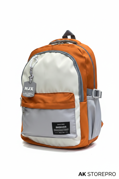SKBAGS Orange & Gris – Vue 3/4 AK STOREPRO