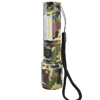 Lampe torche LED rechargeable USB-C X Balong BL-603M – Zoom et métal