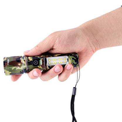 Lampe torche LED rechargeable USB-C X Balong BL-603M – Zoom et métal